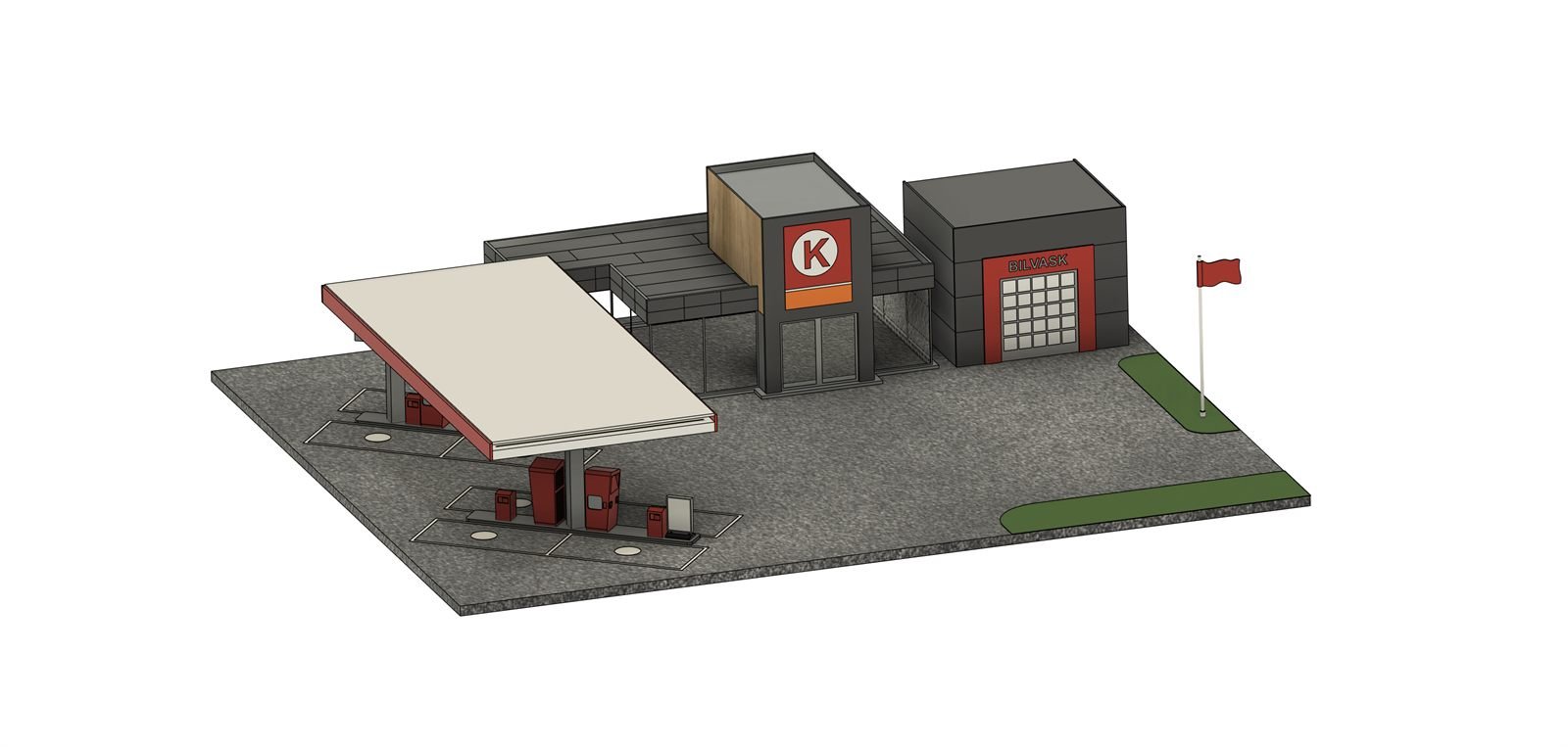 Circle K Commercial Set Model, photo 2 of 6