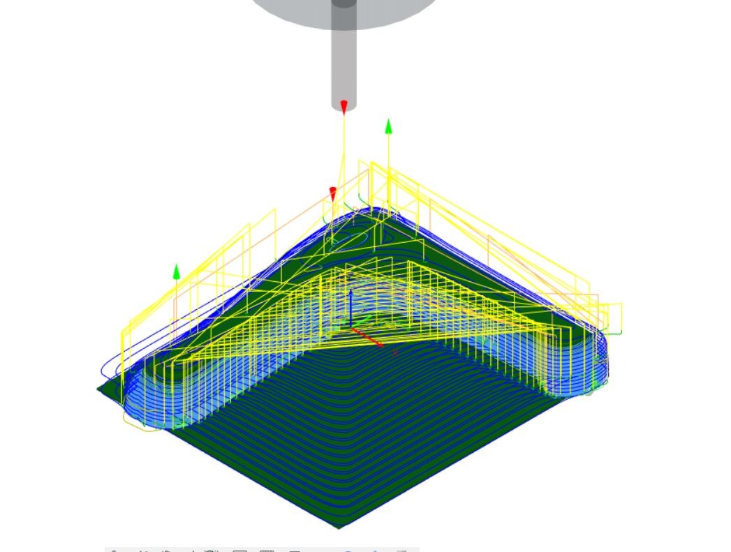 CAM toolpath simulation in Fusion 360